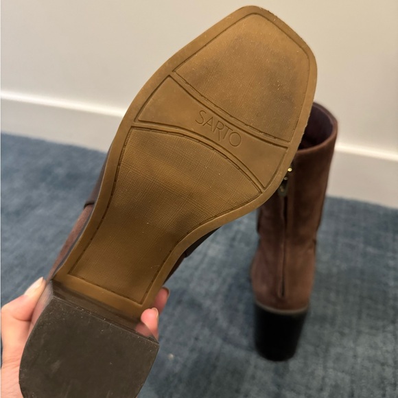 Brown Franco Sarto Stevie Mid-Calf Boots - Picture 3 of 7